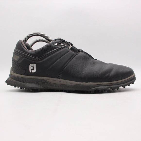 FootJoy Pro/SL Carbon Golf Men's Size 8.5 M Black Leather Shoes 53080 - Picture 1 of 10